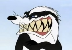 Creepy Badger Meme Template