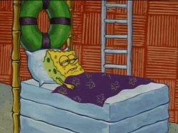 Spongebob tired Meme Template