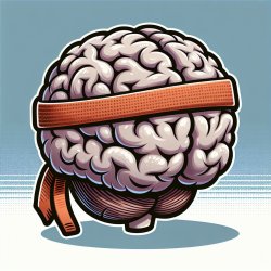 Brain with head band Meme Template