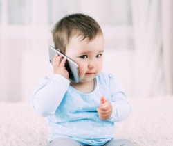 Baby phone Meme Template