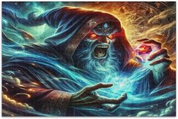 Angry wizard Meme Template