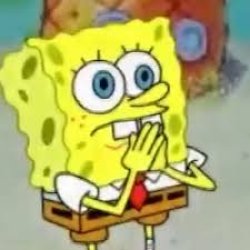 SpongeBob Straight face Meme Template