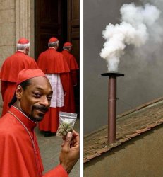 Pope Snoop Meme Template