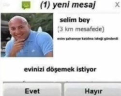 Selim Bey Size Döşemek istiyor Meme Template
