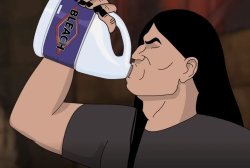 Nathan Explosion drinks Bleach Meme Template