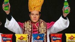 Geoff Keighley dorito pope Meme Template