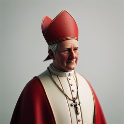 Pope Leo with red hat Meme Template
