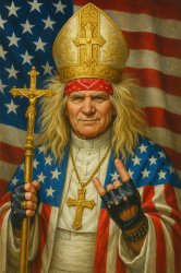 American Pope Meme Template