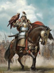 Genghis Khan Horseback Meme Template