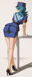 Officer Jenny Bending Over Meme Template