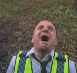 Cop Screaming Meme Template