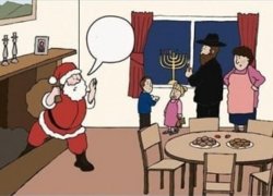 Jewish Santa Clause Meme Template