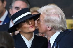 Trump trying to kiss Melania Meme Template