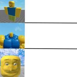 Noob, Buff Noob, Realistic Noob Meme Template