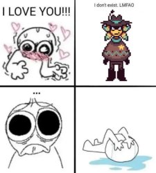 I LOVE YOU Meme Template
