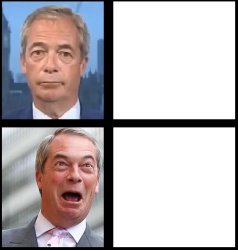 NigelFarageDrake Meme Template