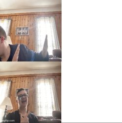 UF: Nolan Hotline Bling Meme Template