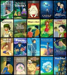 ghibli bingo Meme Template