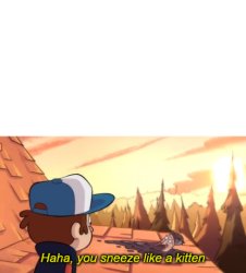 Sneeze Like a Kitten Meme Template