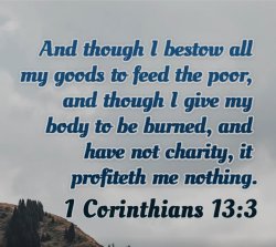 1 Corinthians 13:3 Meme Template