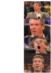 sad vince mcmahon Meme Template