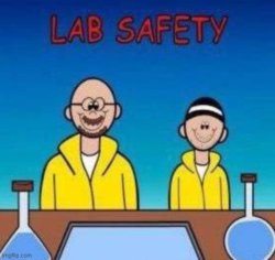 Lab safety with Walter White and Jesse Pinkman Meme Template