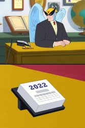 Harvey Birdman calendar Meme Template