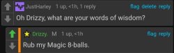 Rub my Magic 8-balls. Meme Template