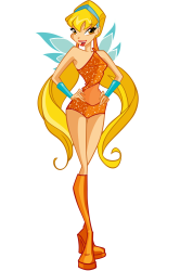 Winx club Stella 1 season charmix base HD Nick ver Meme Template