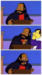 Barry White in The Simpsons Meme Template