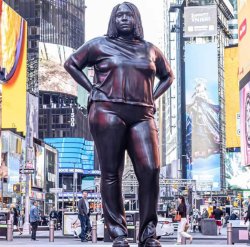 Fat Black Woman Statue Meme Template