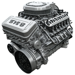 8W8 Engine PNG Meme Template