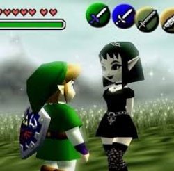 Link and goth Meme Template