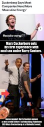Mark Zuckerberg loses his virginity Meme Template
