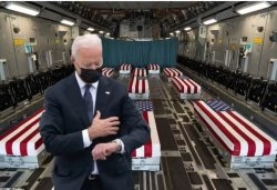 Joe Biden checks his watch Meme Template