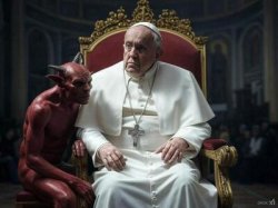 Devil and Pope Francis Meme Template