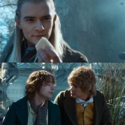 Lord of the Rings Legolas Lembas 2-panel B Meme Template