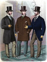 Three victorian men Meme Template