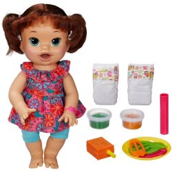 Baby Alive Super Snacks Snackin’ Sara - Brown Hair Meme Template