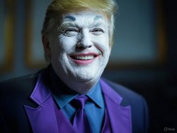Donald Trump Joker face Meme Template