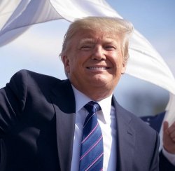 Donald Trump white flag White Nationalism Meme Template