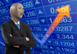 Stonks Up Meme Template