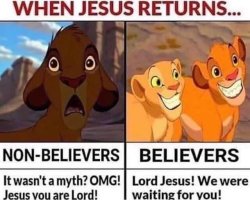 When Jesus Returns Meme Template