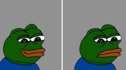 first happy then sad (pepe edition Meme Template