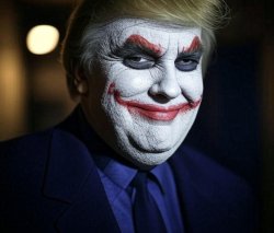 Donald Trump Joker face Meme Template