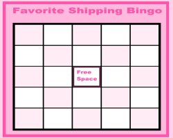 favorite shipping bingo Meme Template