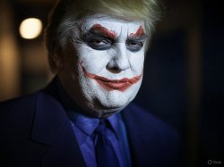 Donald Trump Joker face Meme Template