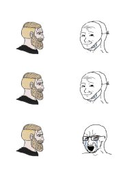 Chat we know 3x Meme Template