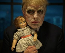 Donald Trump Joker face Doll Meme Template