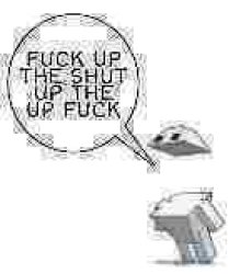 SHUT UP Meme Template